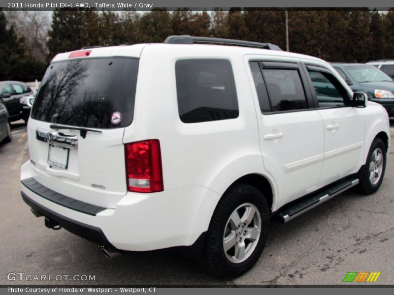 Taffeta White / Gray 2011 Honda Pilot EX-L 4WD