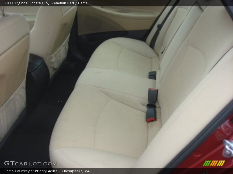 Venetian Red / Camel 2011 Hyundai Sonata GLS