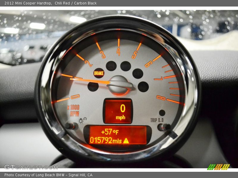 Chili Red / Carbon Black 2012 Mini Cooper Hardtop