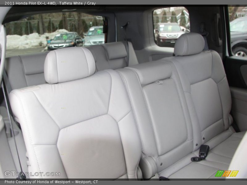 Taffeta White / Gray 2011 Honda Pilot EX-L 4WD