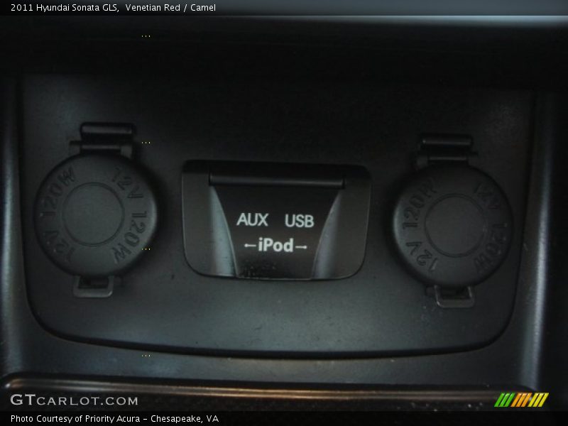 Venetian Red / Camel 2011 Hyundai Sonata GLS