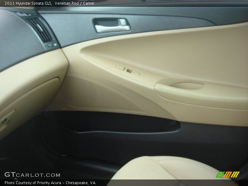 Venetian Red / Camel 2011 Hyundai Sonata GLS
