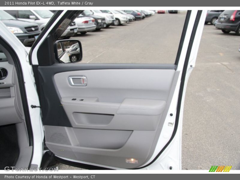 Taffeta White / Gray 2011 Honda Pilot EX-L 4WD