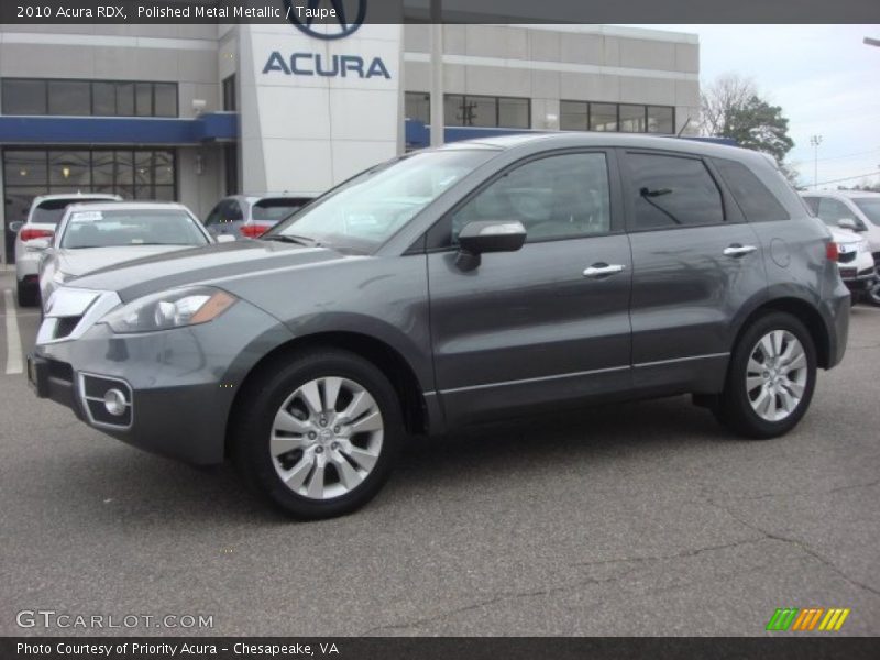 Polished Metal Metallic / Taupe 2010 Acura RDX