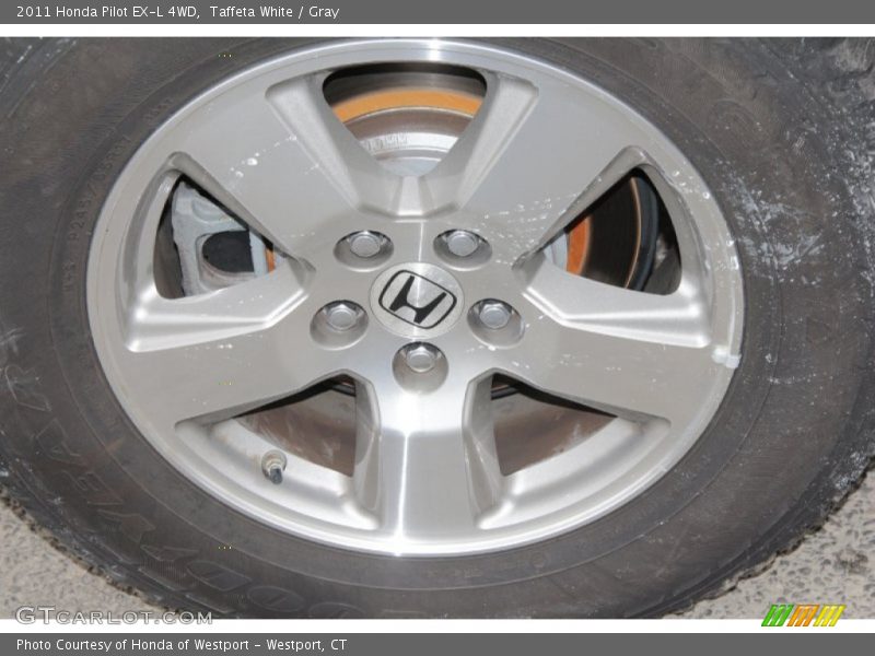 Taffeta White / Gray 2011 Honda Pilot EX-L 4WD