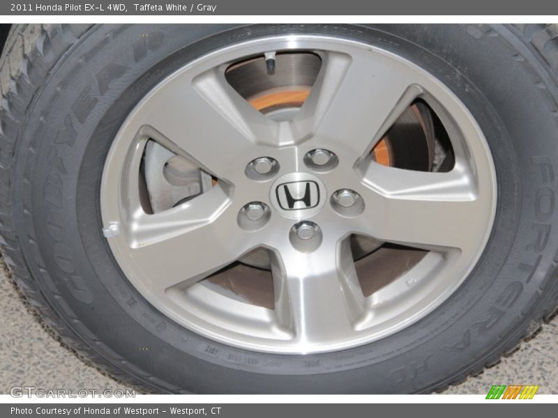 Taffeta White / Gray 2011 Honda Pilot EX-L 4WD