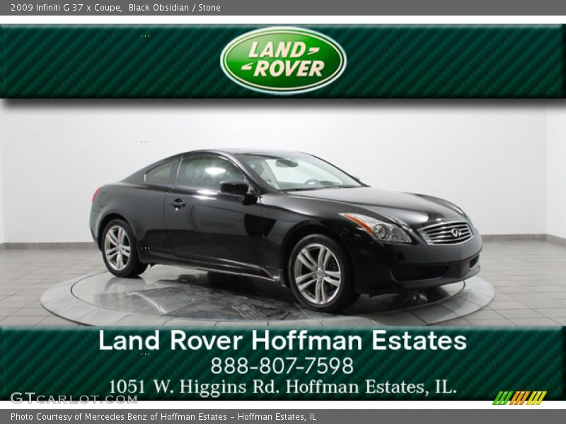 Black Obsidian / Stone 2009 Infiniti G 37 x Coupe