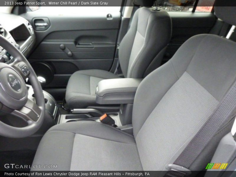Winter Chill Pearl / Dark Slate Gray 2013 Jeep Patriot Sport