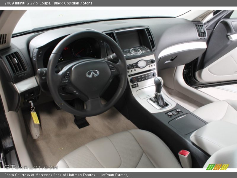 Black Obsidian / Stone 2009 Infiniti G 37 x Coupe