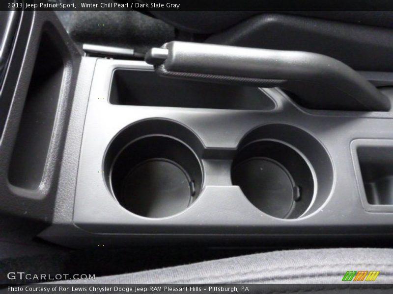 Winter Chill Pearl / Dark Slate Gray 2013 Jeep Patriot Sport