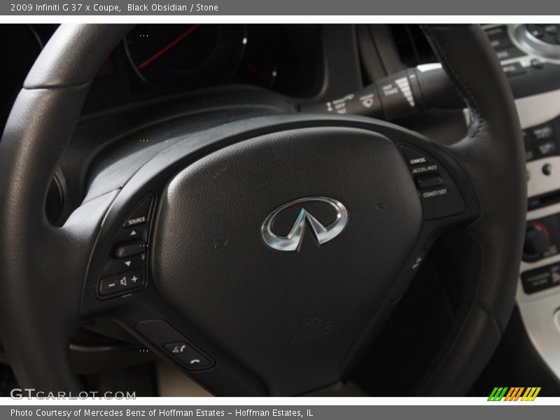 Black Obsidian / Stone 2009 Infiniti G 37 x Coupe