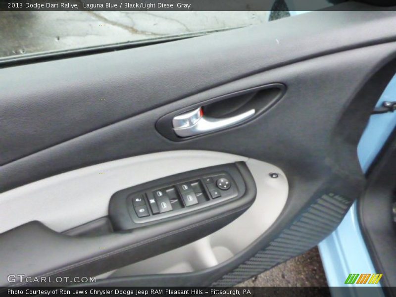 Laguna Blue / Black/Light Diesel Gray 2013 Dodge Dart Rallye