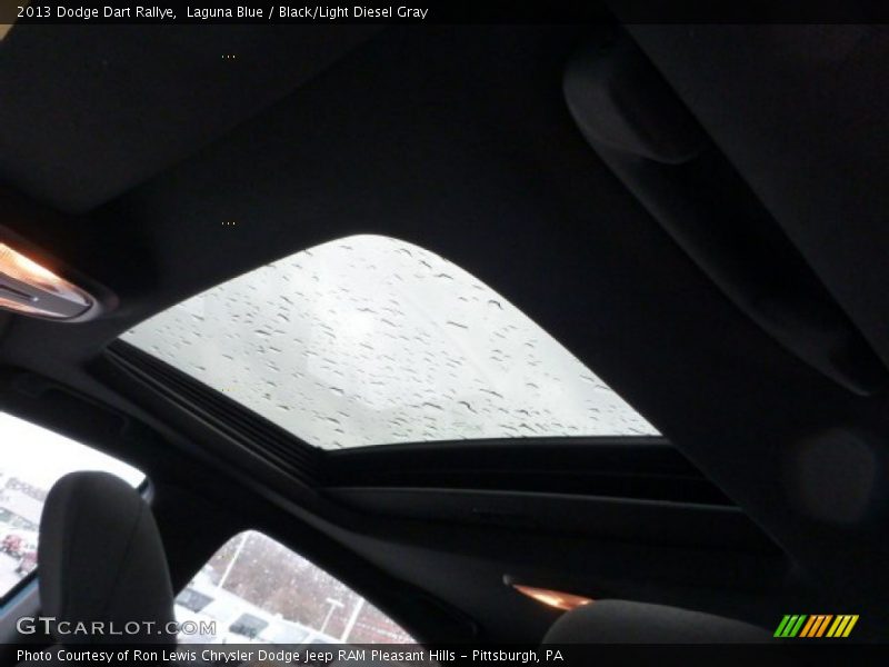 Laguna Blue / Black/Light Diesel Gray 2013 Dodge Dart Rallye