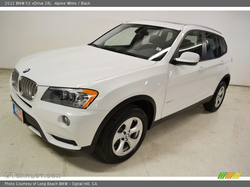 Alpine White / Black 2012 BMW X3 xDrive 28i