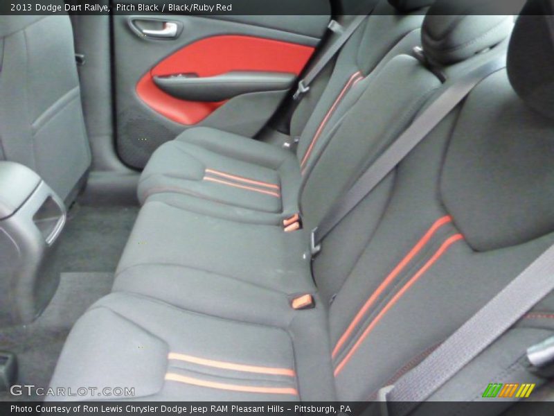 Rear Seat of 2013 Dart Rallye