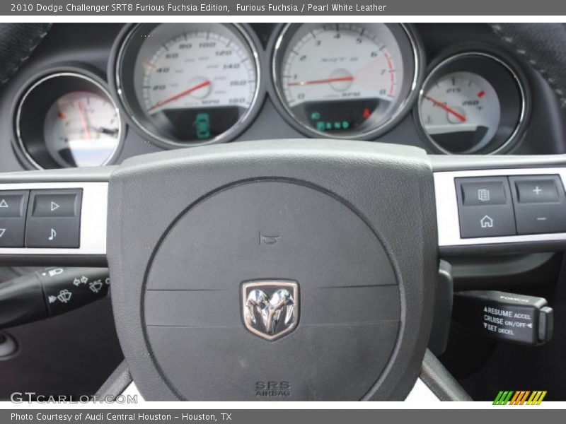 Furious Fuchsia / Pearl White Leather 2010 Dodge Challenger SRT8 Furious Fuchsia Edition