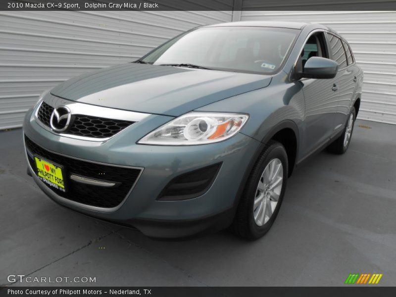 Dolphin Gray Mica / Black 2010 Mazda CX-9 Sport