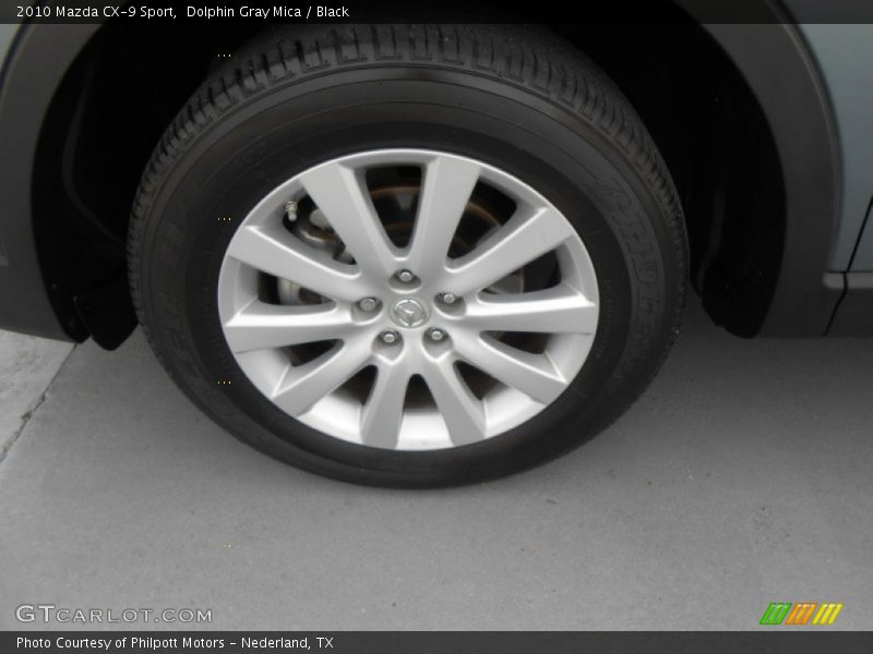 Dolphin Gray Mica / Black 2010 Mazda CX-9 Sport