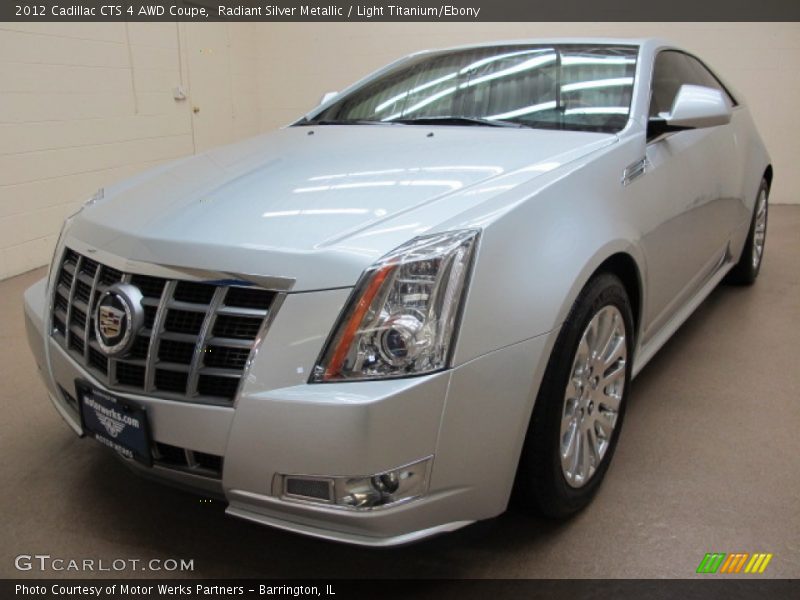 Radiant Silver Metallic / Light Titanium/Ebony 2012 Cadillac CTS 4 AWD Coupe