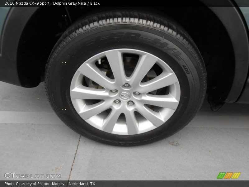 Dolphin Gray Mica / Black 2010 Mazda CX-9 Sport
