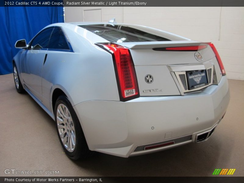 Radiant Silver Metallic / Light Titanium/Ebony 2012 Cadillac CTS 4 AWD Coupe