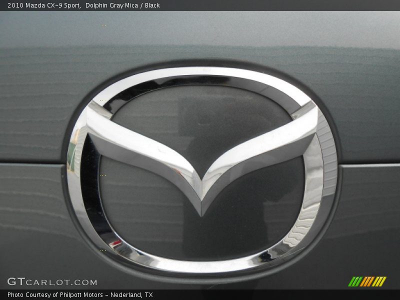 Dolphin Gray Mica / Black 2010 Mazda CX-9 Sport