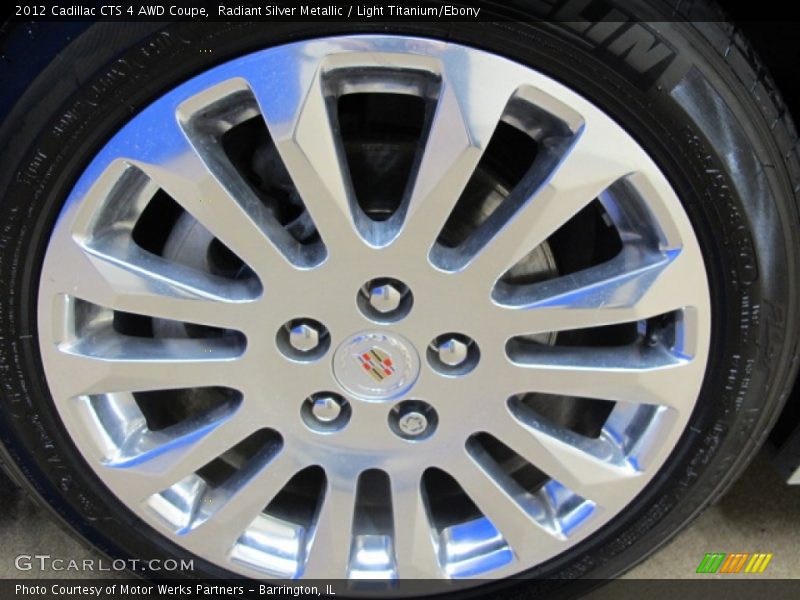 Radiant Silver Metallic / Light Titanium/Ebony 2012 Cadillac CTS 4 AWD Coupe
