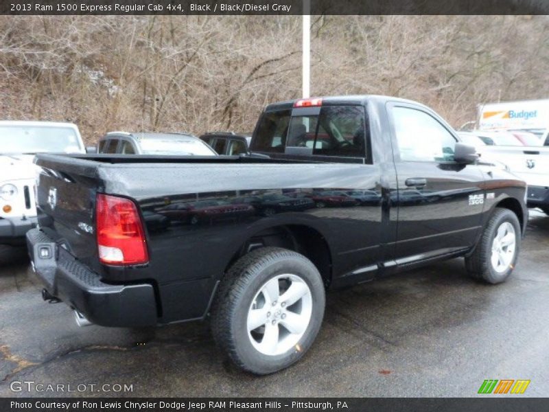 Black / Black/Diesel Gray 2013 Ram 1500 Express Regular Cab 4x4