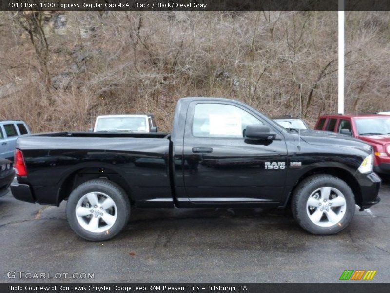Black / Black/Diesel Gray 2013 Ram 1500 Express Regular Cab 4x4