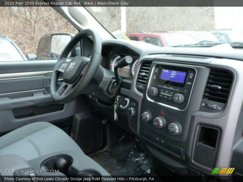 Black / Black/Diesel Gray 2013 Ram 1500 Express Regular Cab 4x4