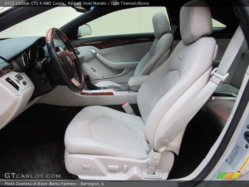 Front Seat of 2012 CTS 4 AWD Coupe