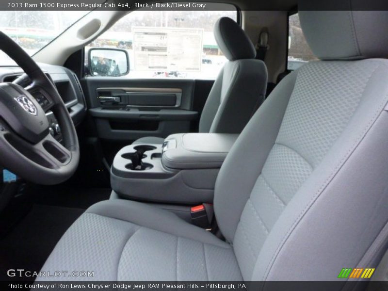 Black / Black/Diesel Gray 2013 Ram 1500 Express Regular Cab 4x4
