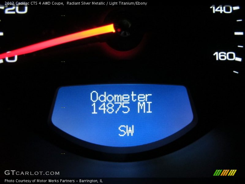 Radiant Silver Metallic / Light Titanium/Ebony 2012 Cadillac CTS 4 AWD Coupe