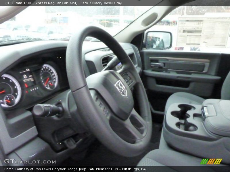 Black / Black/Diesel Gray 2013 Ram 1500 Express Regular Cab 4x4
