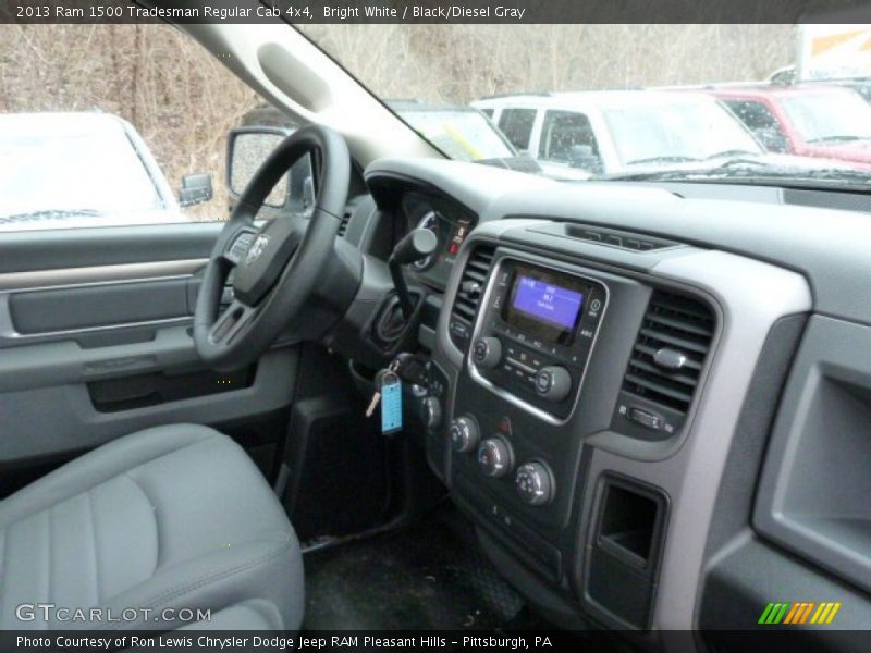 Bright White / Black/Diesel Gray 2013 Ram 1500 Tradesman Regular Cab 4x4