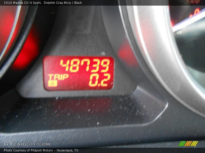 Dolphin Gray Mica / Black 2010 Mazda CX-9 Sport