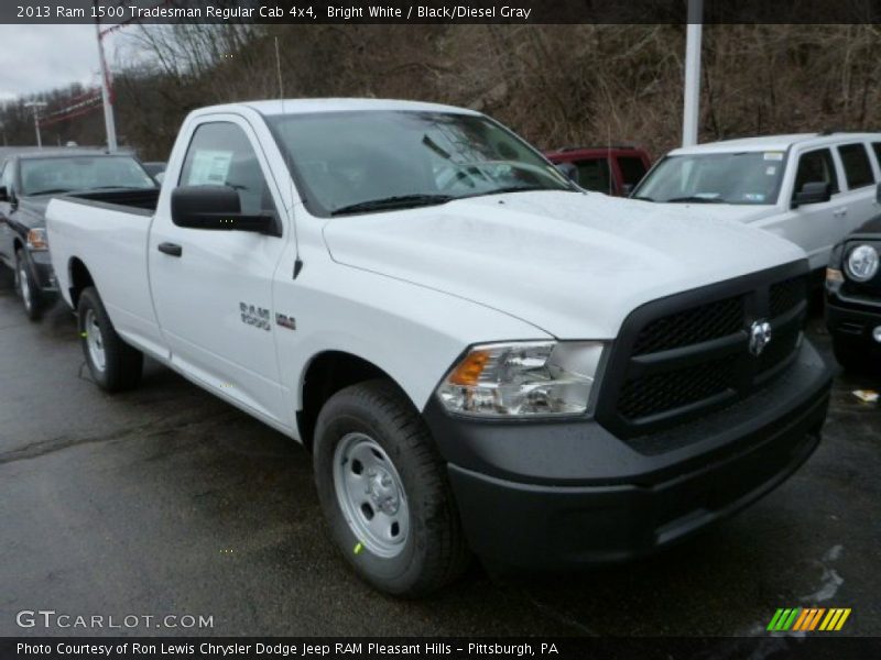 Bright White / Black/Diesel Gray 2013 Ram 1500 Tradesman Regular Cab 4x4