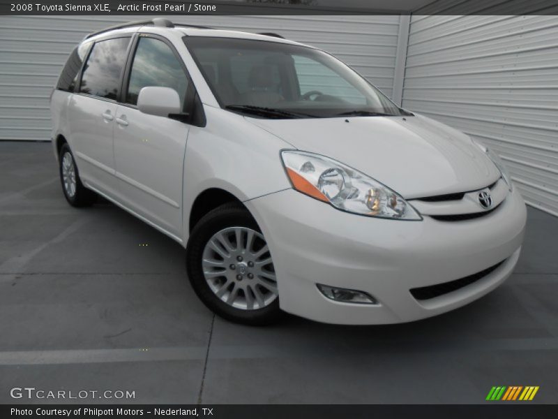 Arctic Frost Pearl / Stone 2008 Toyota Sienna XLE