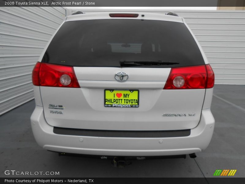 Arctic Frost Pearl / Stone 2008 Toyota Sienna XLE