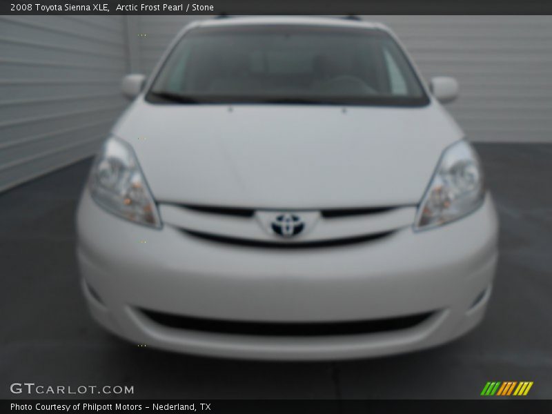 Arctic Frost Pearl / Stone 2008 Toyota Sienna XLE