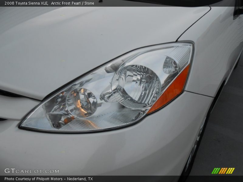 Arctic Frost Pearl / Stone 2008 Toyota Sienna XLE