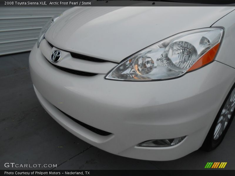 Arctic Frost Pearl / Stone 2008 Toyota Sienna XLE