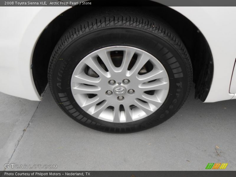 Arctic Frost Pearl / Stone 2008 Toyota Sienna XLE