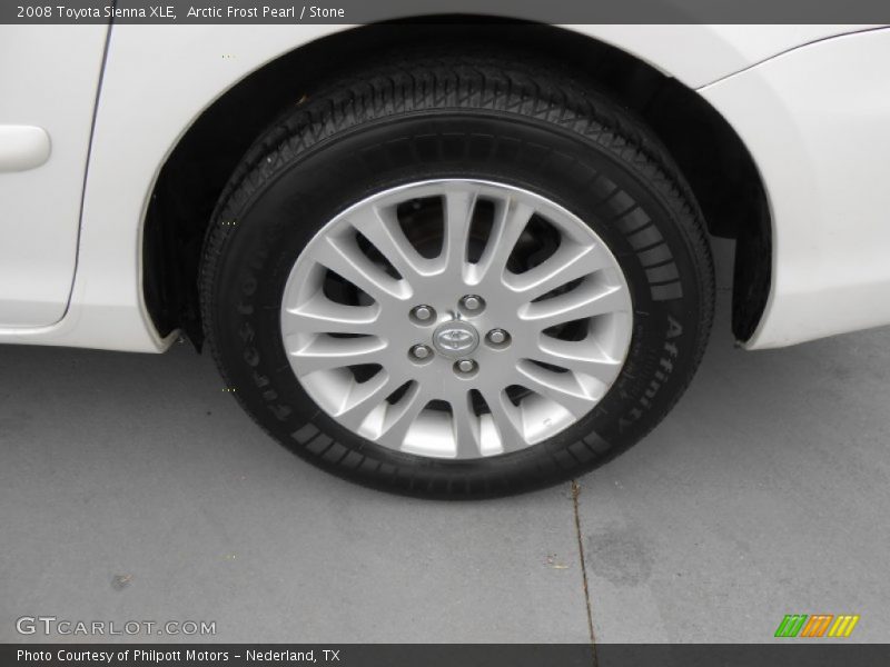 Arctic Frost Pearl / Stone 2008 Toyota Sienna XLE