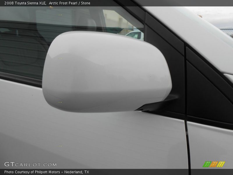 Arctic Frost Pearl / Stone 2008 Toyota Sienna XLE