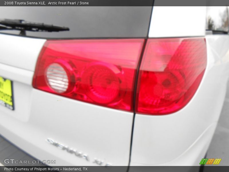 Arctic Frost Pearl / Stone 2008 Toyota Sienna XLE