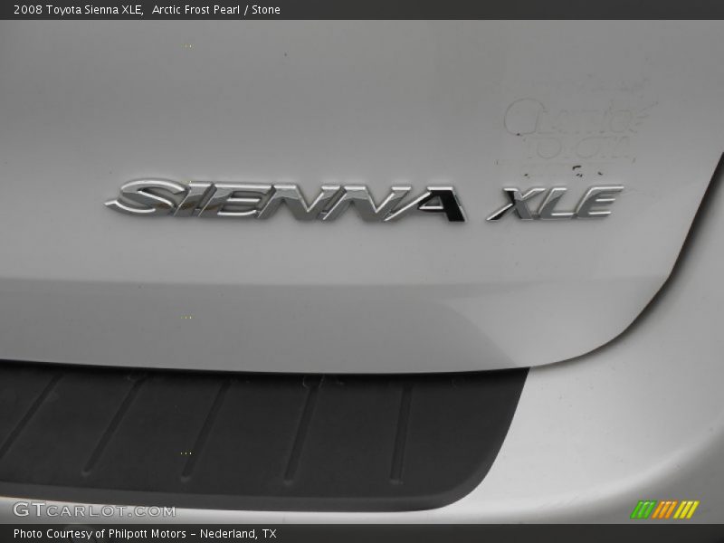 Arctic Frost Pearl / Stone 2008 Toyota Sienna XLE