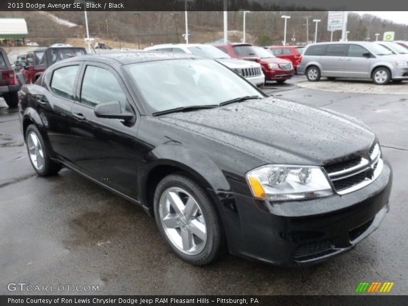 Black / Black 2013 Dodge Avenger SE