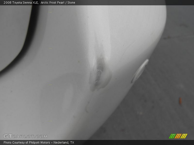 Arctic Frost Pearl / Stone 2008 Toyota Sienna XLE