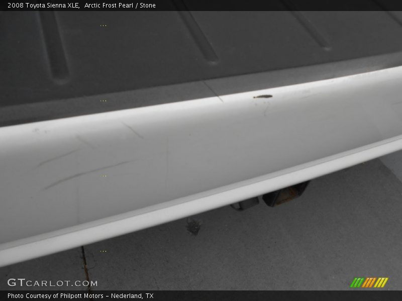 Arctic Frost Pearl / Stone 2008 Toyota Sienna XLE